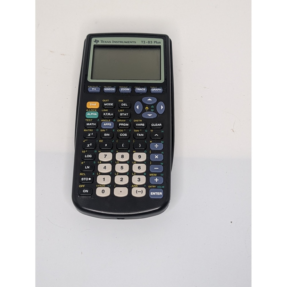 Texas Instruments TI-83 Plus Graphing Calculator Black Student College Math